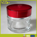Glass Craft, Red Cap Glass Jar
